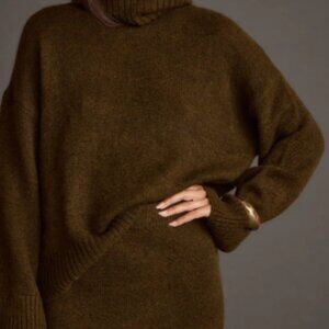 Cedar Turtleneck Sweater and mini Skirt Set 12th Tribe